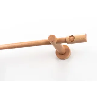 GARESA Vorhangstange PANDRI 1-läufig Ø 20 mm 220 cm Rot