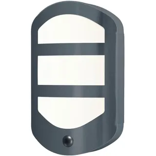 Osram LED-AUßENLEUCHTE , Dunkelgrau , Metall, Kunststoff , 18x28.3x6 cm , Bewegungsmelder, Dämmerungssensor , Lampen & Leuchten, Leuchtenserien