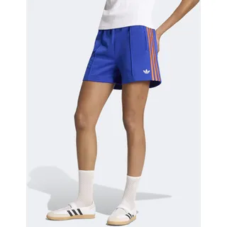 Shorts ADIDAS ORIGINALS "FB", Damen, Gr. XS, N-Gr, bold blau, orange, normal, gr., Obermaterial: 100% Polyester, Hosen Shorts, FIREBIRD Classic Short, locker geschnitten