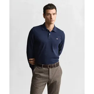 GANT Reg Shield Piqué Rugger blau 3XL