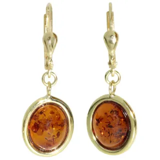 Ostsee-Schmuck Ohrhänger Janine Gelbgold 333 31 Bernstein
