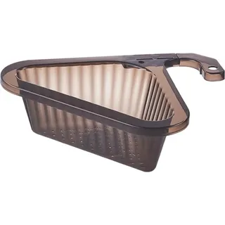 INF Spülbecken Dreieck Siebkorb - Multifunktionaler PP Organizer Schwarz