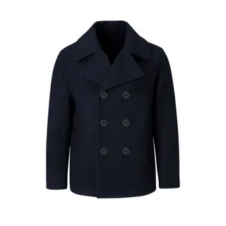 Brandit Textil Pea Coat dunkelblau 4XL