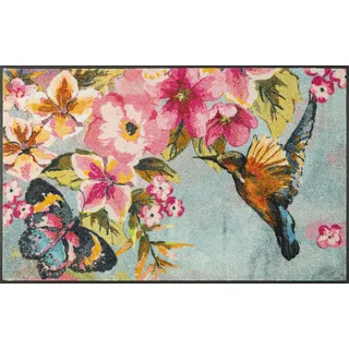 Wash+Dry Fußmatte, Bloomibri 75x120cm, innen und außen, waschbar, bunt