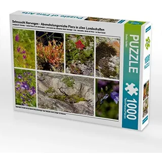 CALVENDO Puzzle Sehnsucht Norwegen - Abwechslungsreiche Flora in Allen Landschaften 1000 Teile Puzzle quer | Lege-Größe cm Foto-Puzzle für glückliche Stunden