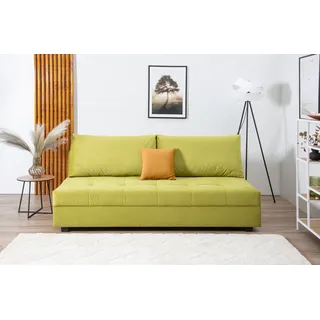 Collection AB »DARIA inklusive Schlafunktion und Bettkasten« Schlafsofa,Bettfunktion,Bettkasten,inklusive Rückenkissen,Federkern, grün,