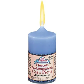 La Briantina MOC02783A Duftkerze in Moschus, Paraffin, hellblau, Höhe 8 x Durchmesser 3,8 cm