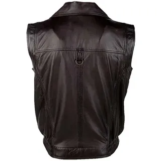 JCC Lederweste "Lederweste BigVest2", schwarz braun