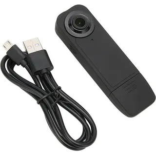 Mini-Body-Videorecorder mit 1080P HD - Verborgene Körperkamera mit automatischer Aufzeichnung - 1000mAh-Akku - für zu Hause und draußen - Schwarz