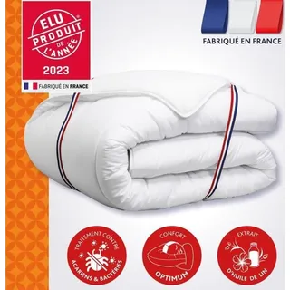 Füllung der Bettdecke DODO Champs de Lin Weiß 450 g/m2 220 x 240 cm (Doppelbett) - Weiß