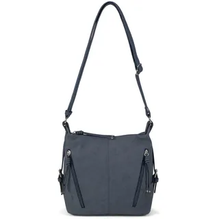 Tom Tailor Caia Umhängetasche im Materialmix, blau,