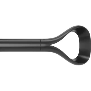 Umbra Loop Gardinenstange mit D25mm, Verstellbar 42" - 120", 107-305 cm, Schwarz