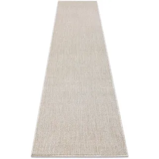 RugsX Sion Teppichläufer 60 x 250 cm Beige/Weiß