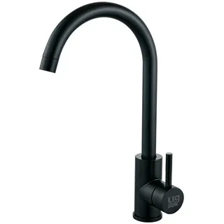 DP Catriel Einhebelmischer für Spüle, Schwarz