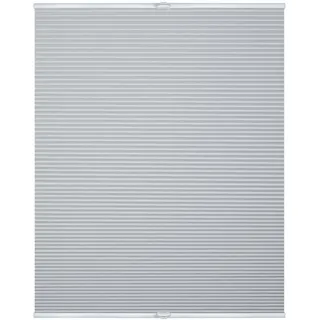 Lichtblick Original Thermo-Plissee Klemmfix Ohne Bohren, Verdunkelung, Verspannt Weiß, 130 cm, 90, 130 , Kunststoff , 90x130 cm , Heimtextilien, Vorhänge, Plissees