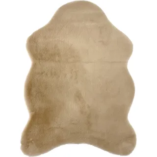 Astra Elda Fellteppich 55 x 80 cm Gold