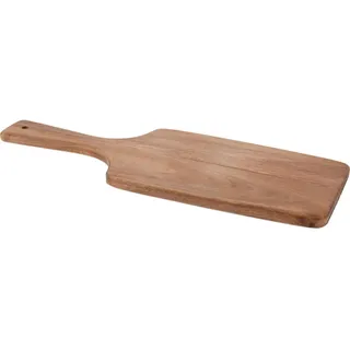 Excellent Houseware Schneidebrett Akazienholz mit Griff 42/17 cm , Braun , Holz , 17x42 cm , Küchenzubehör, Schneidebretter