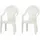 Gartensessel Vega Set 58 x 56 x 94 cm weiß 2 St.