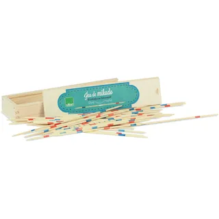 Vilac Jackstraws, Mehrfarbig, klassisches Spiel ab 5 Jahren, inklusive Holzstäbchen