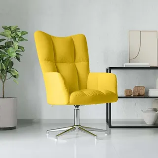 vidaXL Relaxsessel Senfgelb Samt - Gelb