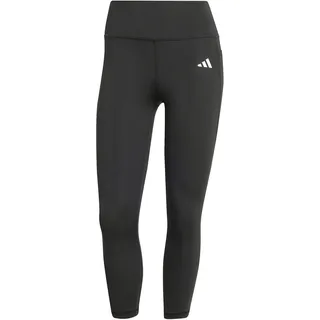 adidas Damen Optime Essentials Stash 3/4 Leggings Tights, Black, XXS Short
