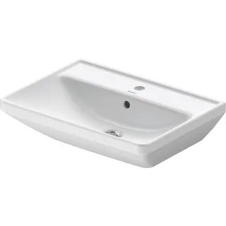 Duravit D-Neo 60x44cm, m Hahnl., we, ÜL, Hahnloch, we