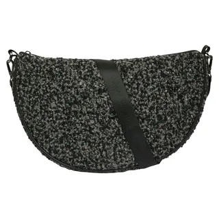s.Oliver Umhängetasche Half-Moon Bag Grey / Black schwarz - Schwarz