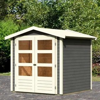 Karibu Amberg 2 3,16 x 1,00 m Grau