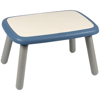 Smoby - Kid Tisch Blau – Design Kindertisch für Kinder ab 18 Monaten, für Innen und Außen, Kunststoff, ideal für Garten, Terrasse, Kinderzimmer