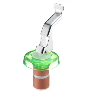 Westmark 2 Flaschenverschlüsse – Basic Flaschenverschluss Silikon mit luftdichtem Hebelverschluss – Weinverschluss Vakuum für Bier & mehr – zufälligen Farbkombinationen rot/blau/grün