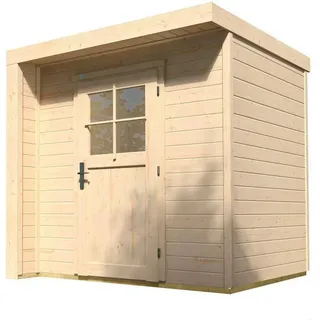Weka Gartenhaus 2,09 x 2,05 m Braun