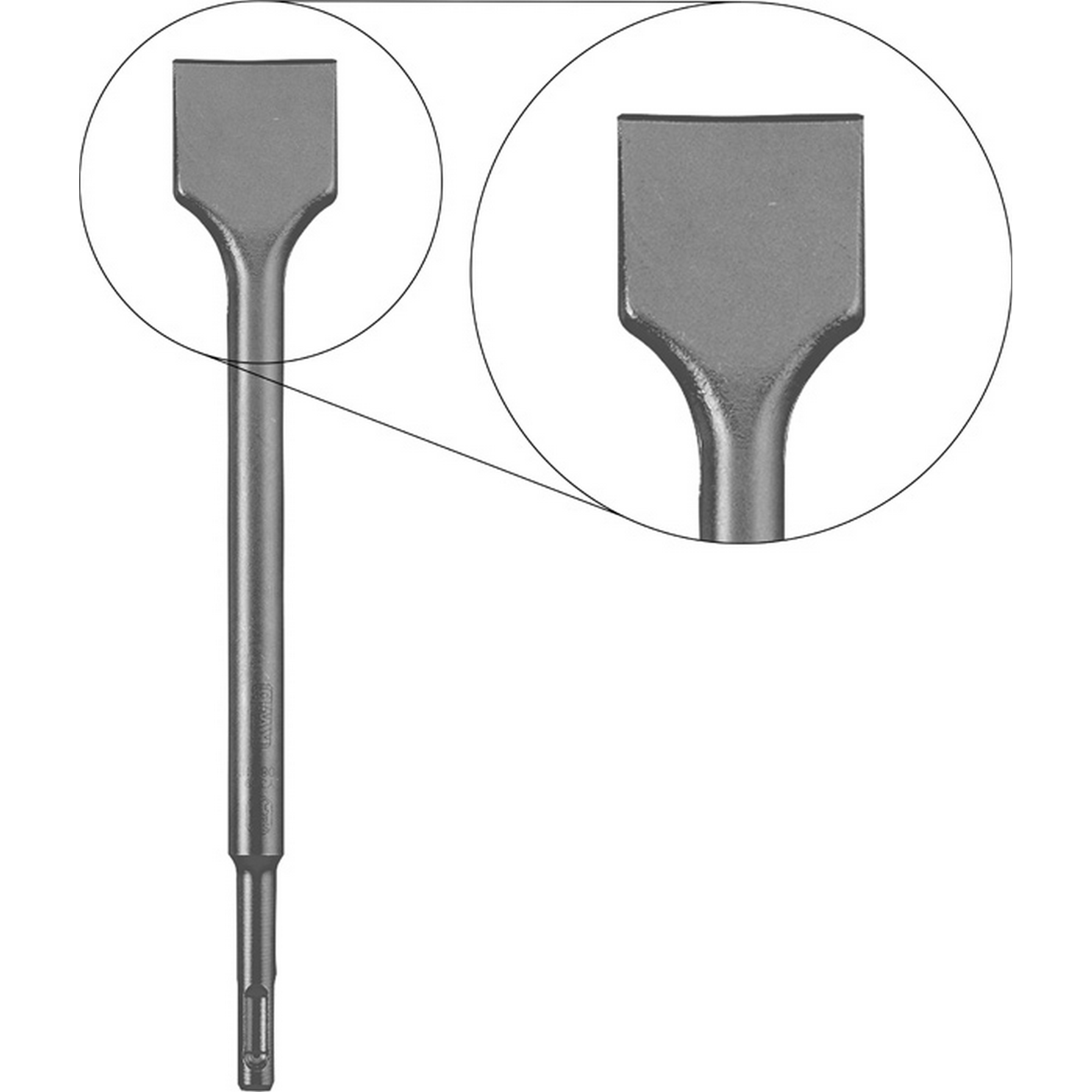 Bild von SDS plus Spatmeißel (250 mm, Spezialstahl, hochwärtig,, SDS plus aufnahme, Spezialstahl)