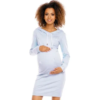 PeeKaBoo Umstandskleid für Damen Bhremsa hellblau XL - Hellblau