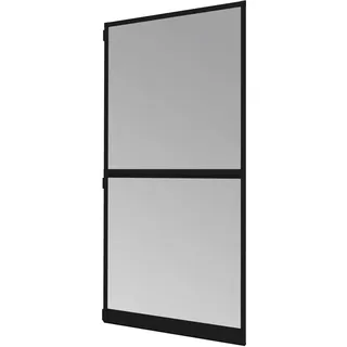 WINDHAGER Insektenschutz Spannrahmen-Tür Expert 100 x 210 cm Schwarz