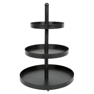 Etagere 3stufig schwarz 111690 8712442831860 - Schwarz