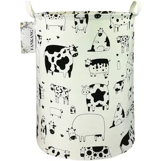 FANKANG Faltbarer Wäschekorb aus Segeltuch mit PE-Beschichtung, wasserdicht | Faltbarer Organizer mit wasserdichter PE-Beschichtung, für Kinder, Jungen und Mädchen, Büro, Schlafzimmer, Kleidung