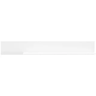 Mid.you Wandboard , Weiß , Holzwerkstoff , 150x22x21 cm , Wohnzimmer, Regale, Wandboards