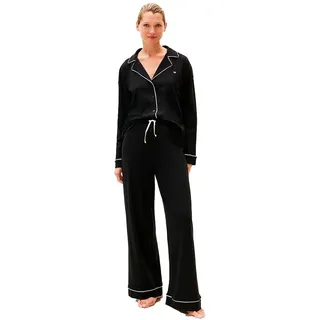 Tommy Hilfiger Uw0uw06142 Langarm-pyjama - Black - M