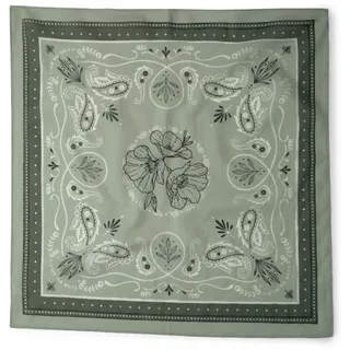 Street One Gemustertes Bandana mint leaf A