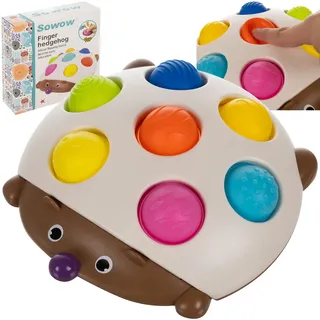 Igel Pop It Sensorisches Babyspielzeug ab 18 Monaten Anti-Stress-Spielzeug für Zuhause und Unterwegs 24760