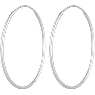 Elli Creolen Basic silber 925 Sterling Silber