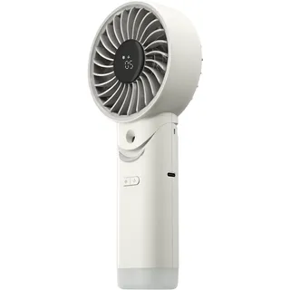 Nitecore izzCool 30 Handventilator mit Luftbefeuchter, faltbar, wiederaufladbar per USB-C, weiß