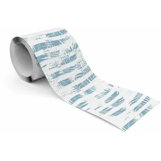 Muralo Selbstklebende Bordüre Tapetenbordüre Blätter Abstraktion Wandtattoo 10 cm X 300 cm X 300 cm