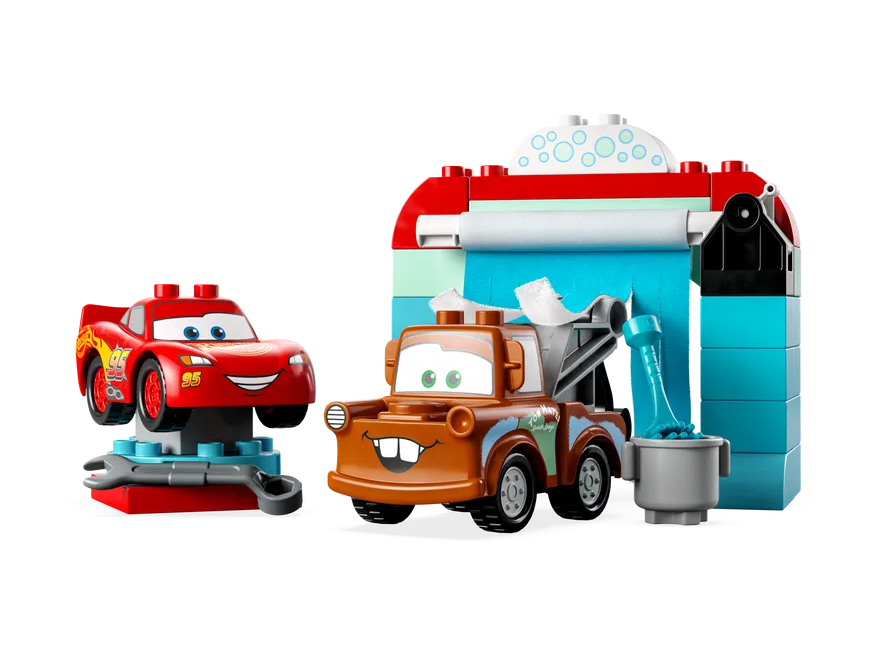 Bild von Duplo Disney Lightning McQueen und Mater in der Waschanlage 10996