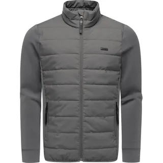 Steppjacke RAGWEAR "Steppjacke Rendan Tech YOUMODO", Herren, Gr. 3XL, grau (stone grau), Obermaterial: 100% Polyester PES.  Obermaterial: 47% Polyester PES. 47% Modal CMD. 6% Elasthan EL. Futter: 100% Polyester PES. 100% Polyester PES., gerade hüftbedeckend, hoch geschlossener Ausschnitt, Ärmel ohne Ärmelschlitz elastischer Bund, Jacken Steppjacke, Gesteppte Herren Outdoorjacke mit weichen Ärmeln