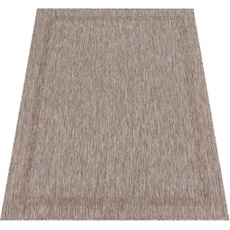 Bild Teppich »Roma 272«, rechteckig, Flachgewebe, meliert, mit dezenter Bordüre, In- und Outdoor geeignet, beige