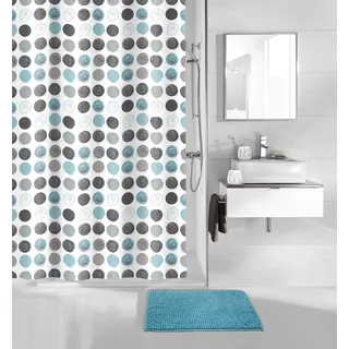 MEUSCH Badaccessoire-Set »All in one« Badteppich und Duschvorhang, blau