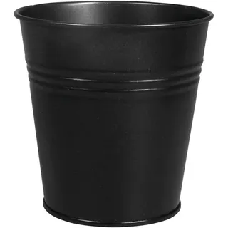 Rayher Metall-Topf Ø 10,5 x 11 cm Schwarz