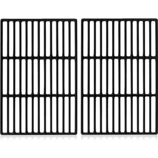 BBQ-Toro Gusseisen Grillrost (2 Stück) | 55 x 41,5 cm, Guss Grillrost emailliert - Schwarz