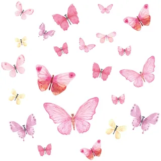 Little Deco Wandtattoo Schmetterlinge DL605 65 x 43 cm (BxH)